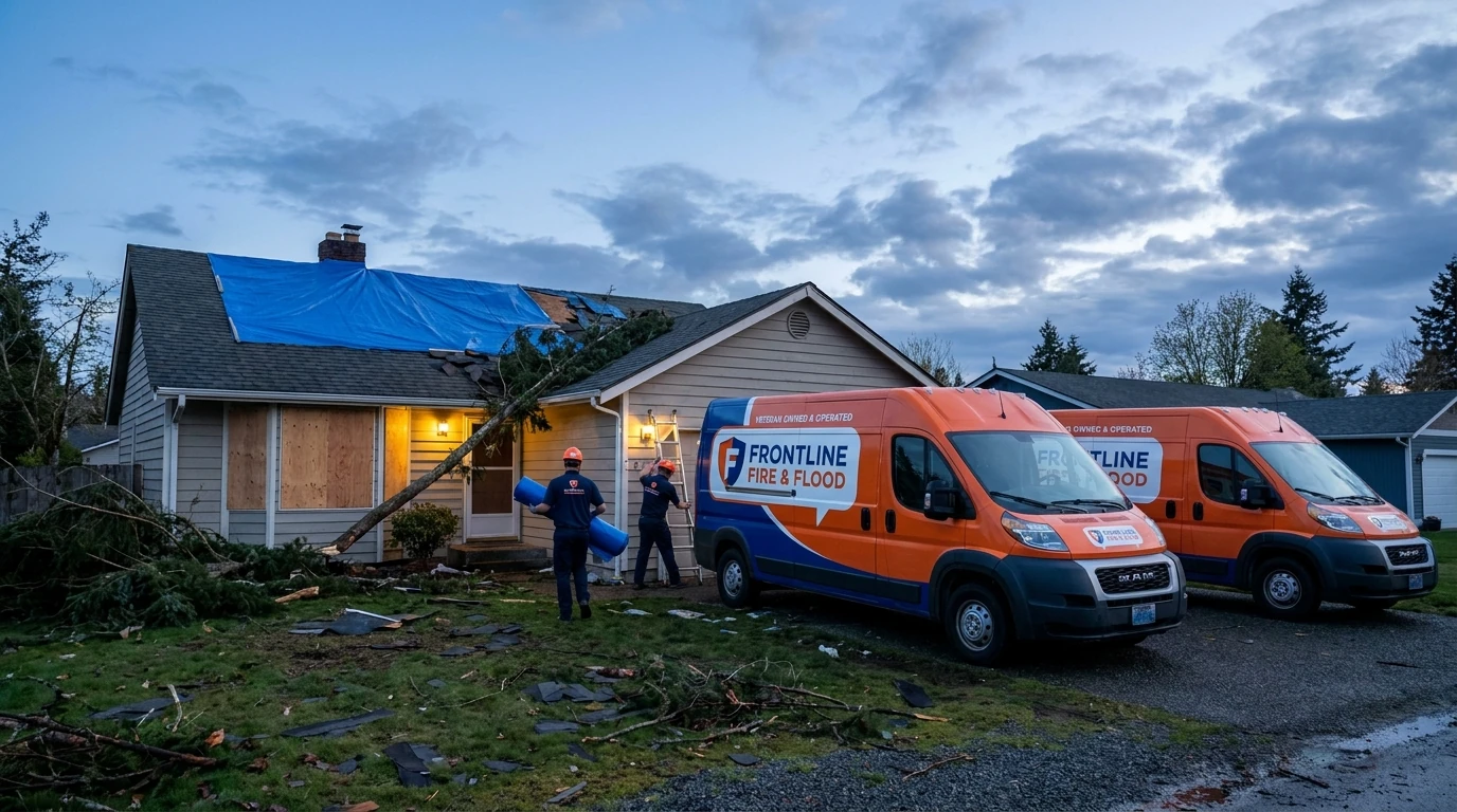 Storm & Wind Damage Restoration in Puyallup, WA: What to Do After the Storm Passes