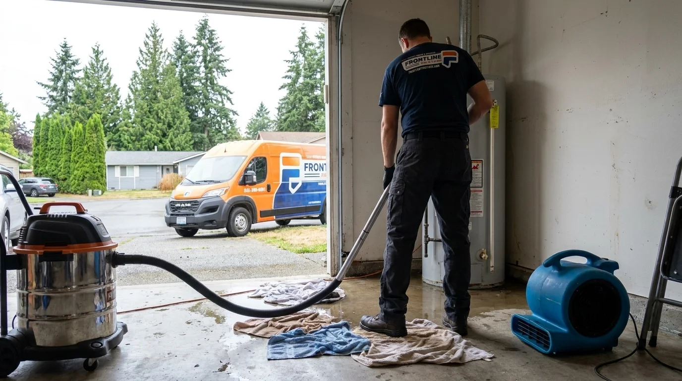 24/7 Emergency Water Heater Flood Cleanup in Lakewood